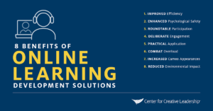 8 Benefits of Online Learning for Leadership Development | CCL