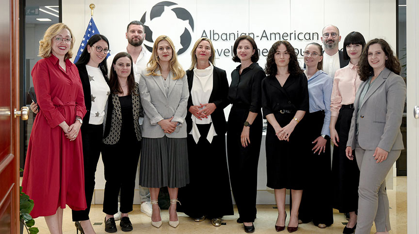 Employees of the Albanian-American Development Foundation