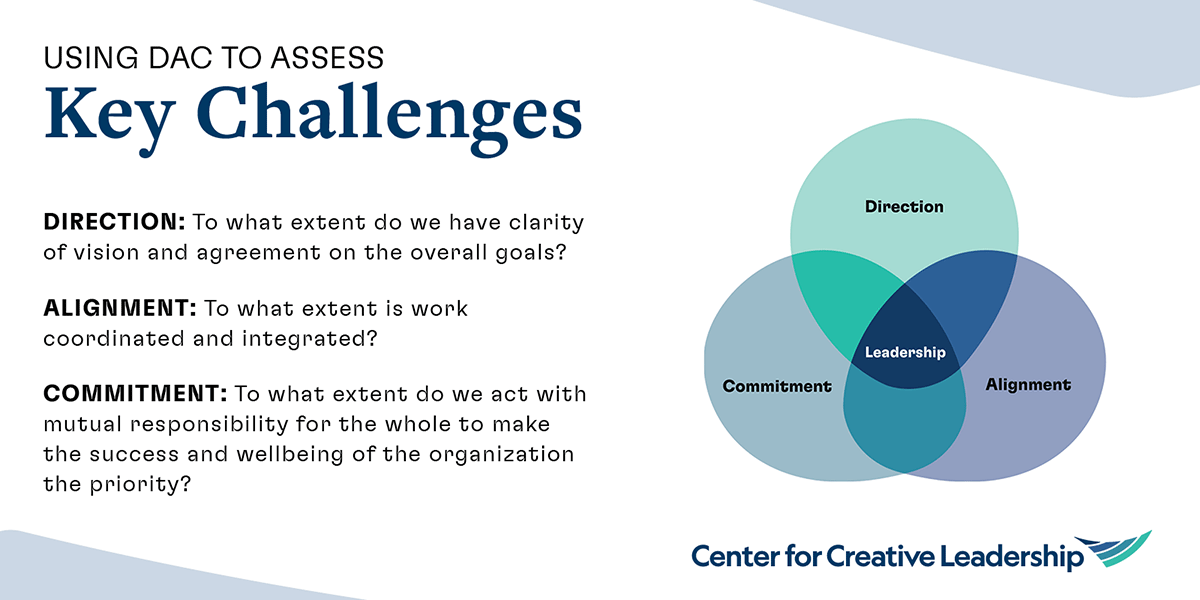 Using DAC to Assess Key Challenges infographic